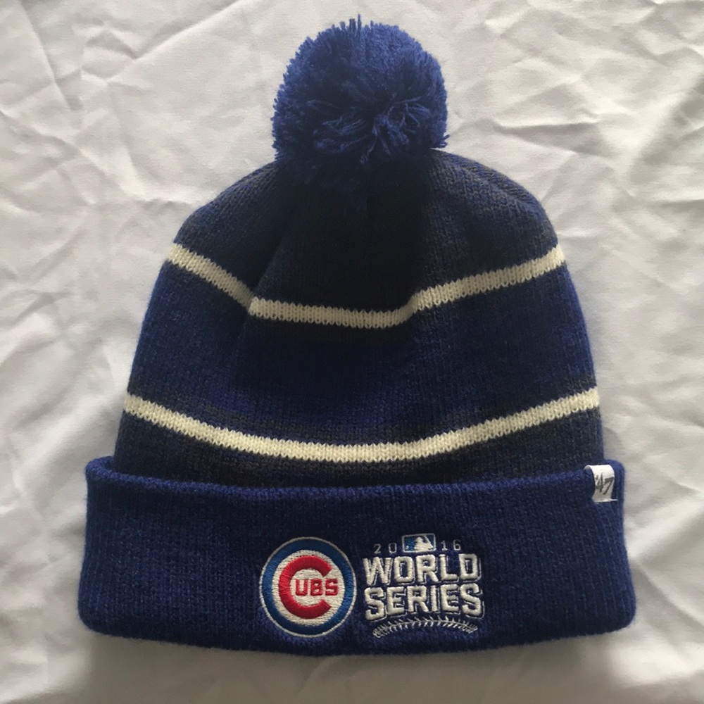 Cubs 2016 World Series winter hat